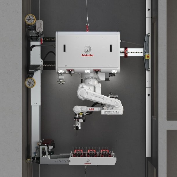 SCHINDLER PONE EN FUNCIONAMIENTO SCHINDLER R.I.S.E, UN INNOVADOR SISTEMA AUTOMATIZADO PARA LA CONSTRUCCIÓN DE ASCENSORES